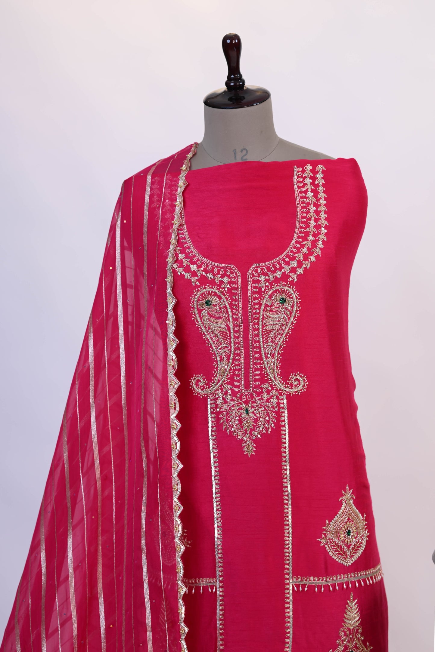 Embroidered Suit Dupatta