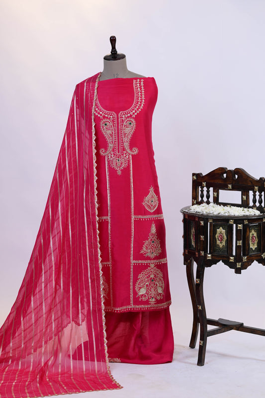 Embroidered Suit Dupatta